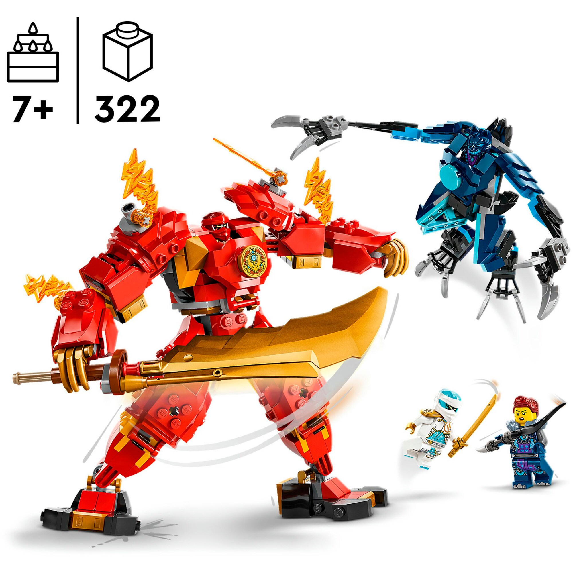 LEGO Konstruktionsspielzeug Ninjago Kais Feuermech