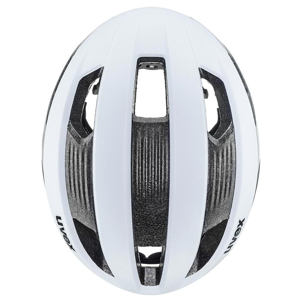 Uvex Rise CC Race Fietshelm Wit/Zwart