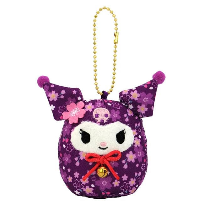 Nakajima Corp. - Sanrio karakters mascotte tas charme / sleutelhanger (Sakura Daruma)