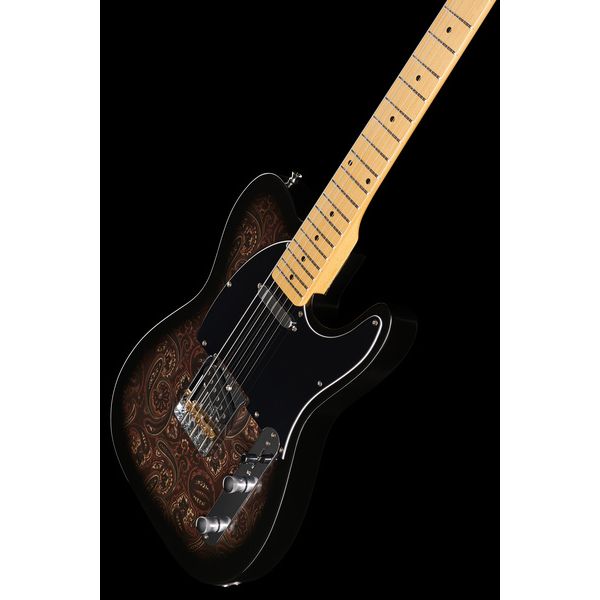Harley Benton TE-70 Black Paisley Bundle