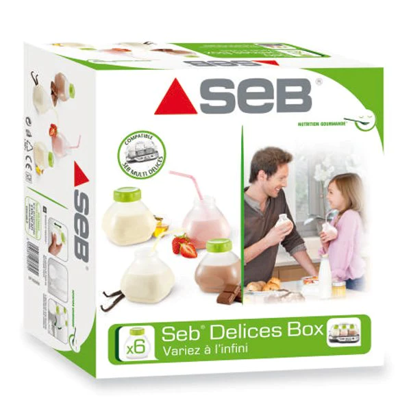 Délice box avec 6 bouteilles pour yaourts à boire XF102000 Seb