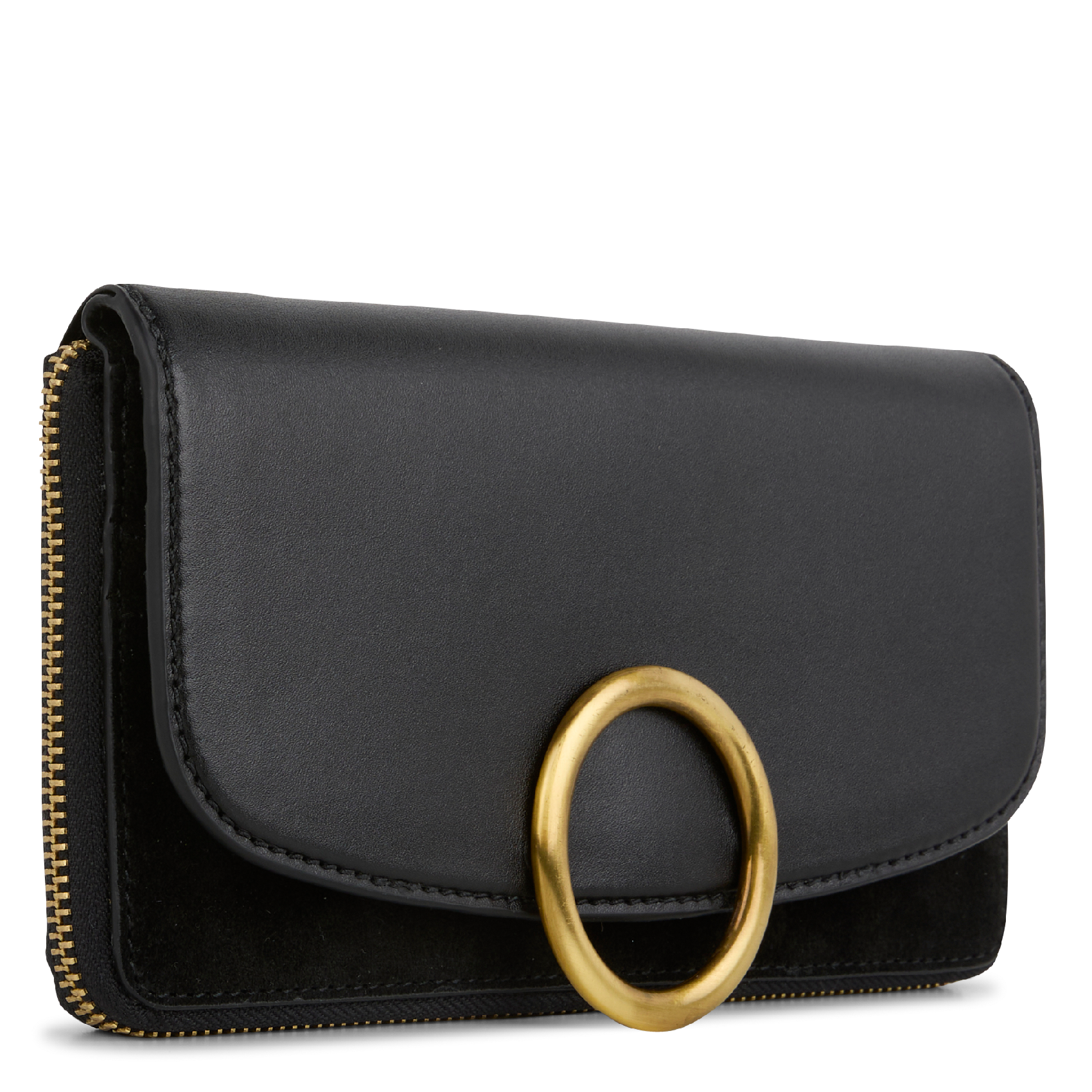 THEAO - Portefeuille en cuir| Noir