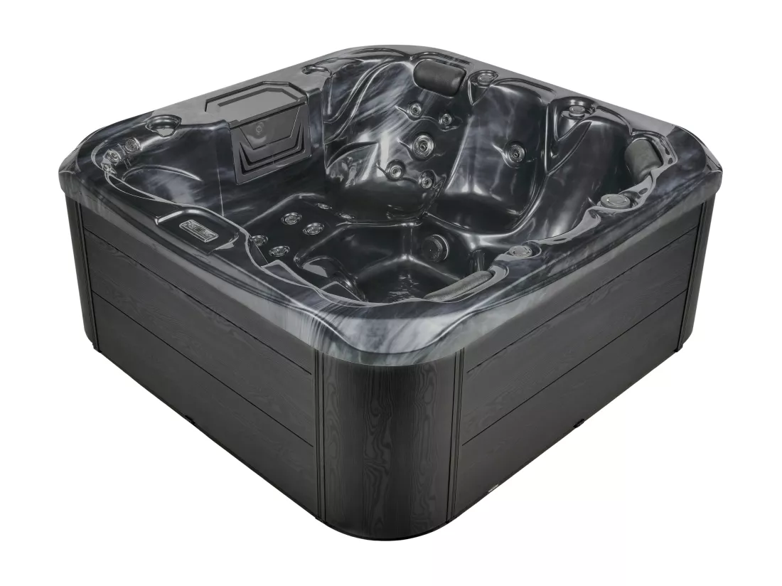 Spa d'extérieur avec LED LASTARRIA Gris graphite