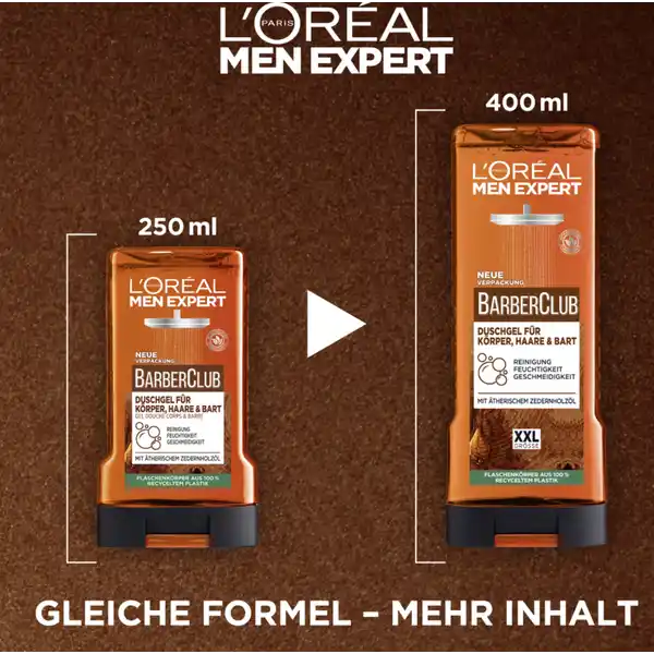 Duschgel BarberClub All-in-1 für Körper, Haare & Bart