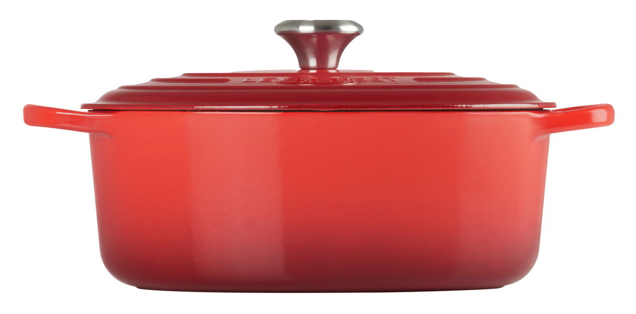 LE CREUSET Bräter Oval 29cm Kirschrot SIGNATURE