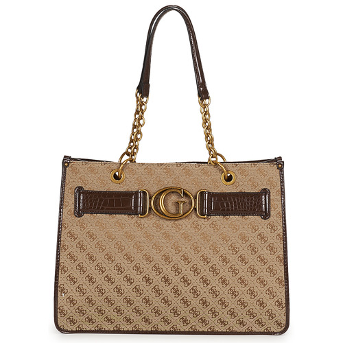 Guess - AVIANA TOTE - Beige / Marron
