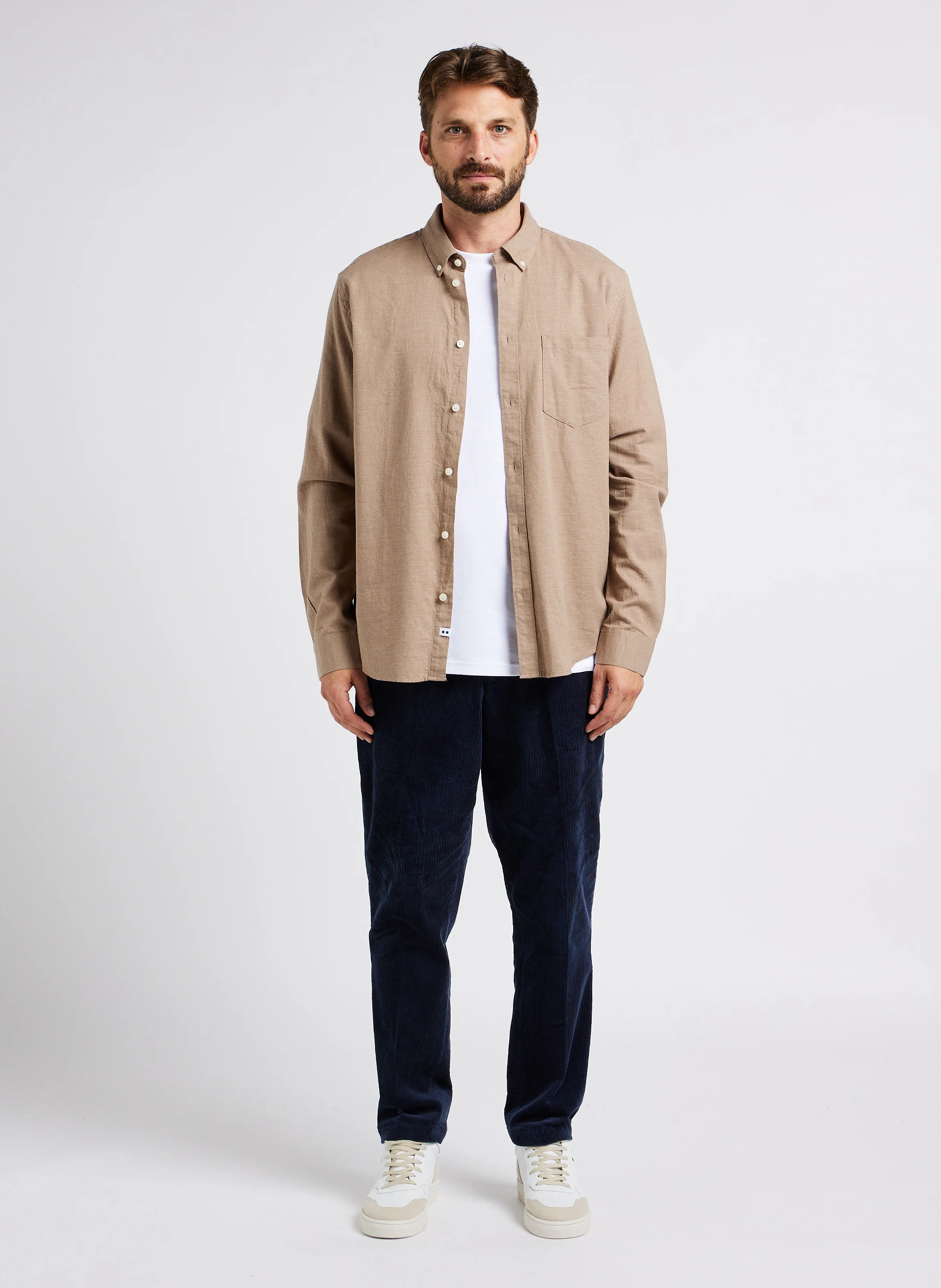 THE FINCH - Pantalon fuselé en coton mélangé | Bleu