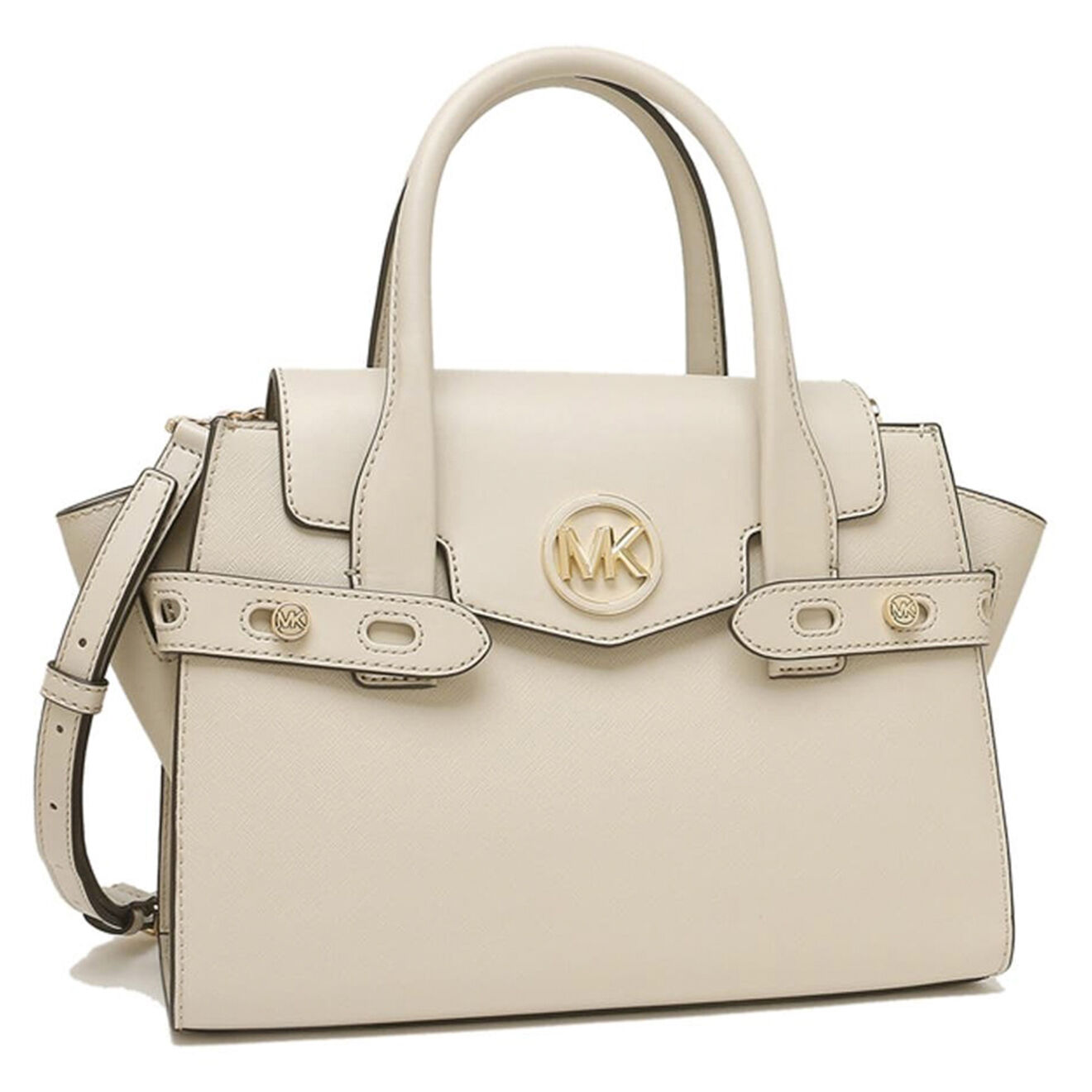 Michael Kors Sac à main en Cuir Carmen sable - 19.7x28x12.7 cm