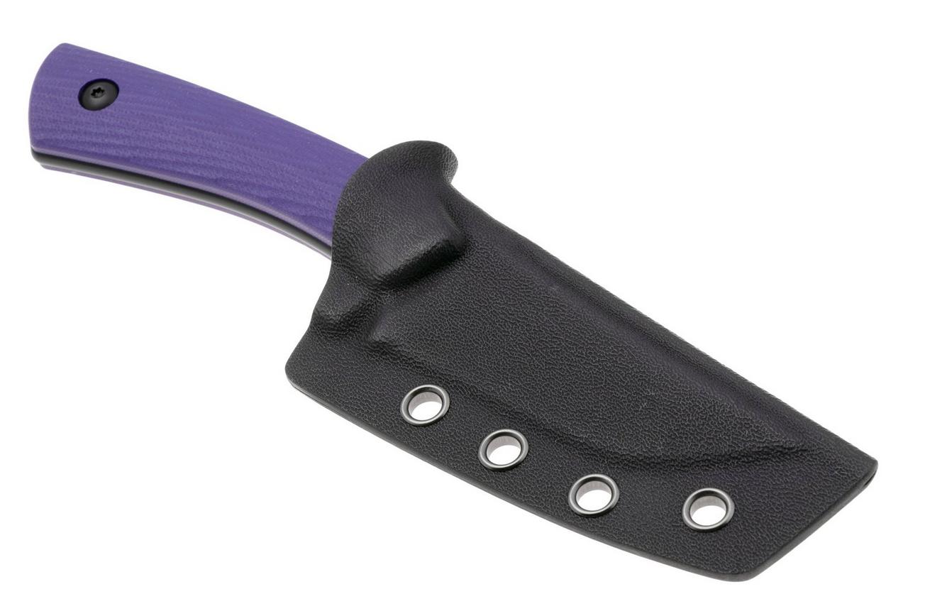 Bestech STEP BFK06C PVD D2, Purple G10, vaststaand mes