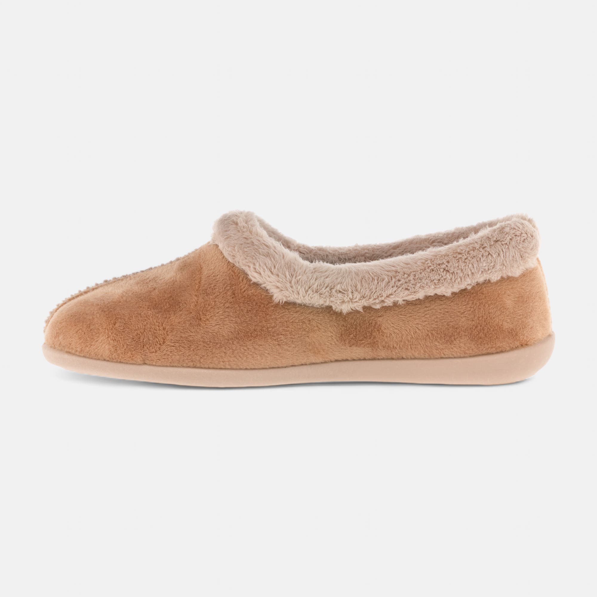 Chaussons ballerines Femme cognac