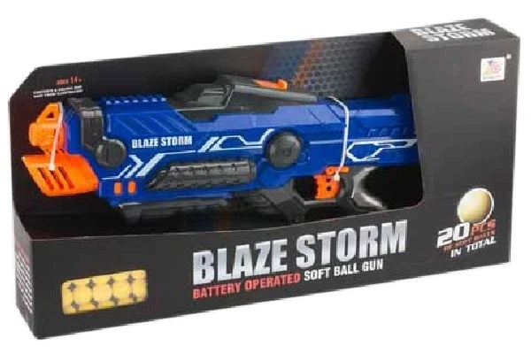 Blaze Storm - Soft ball gun with 20pcs foam ball (520336)