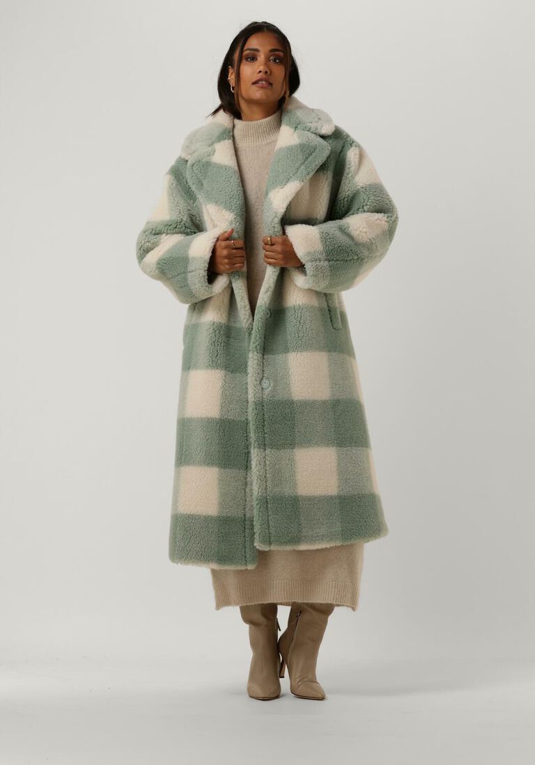 STAND STUDIO mint stand studio teddy jas maria coat