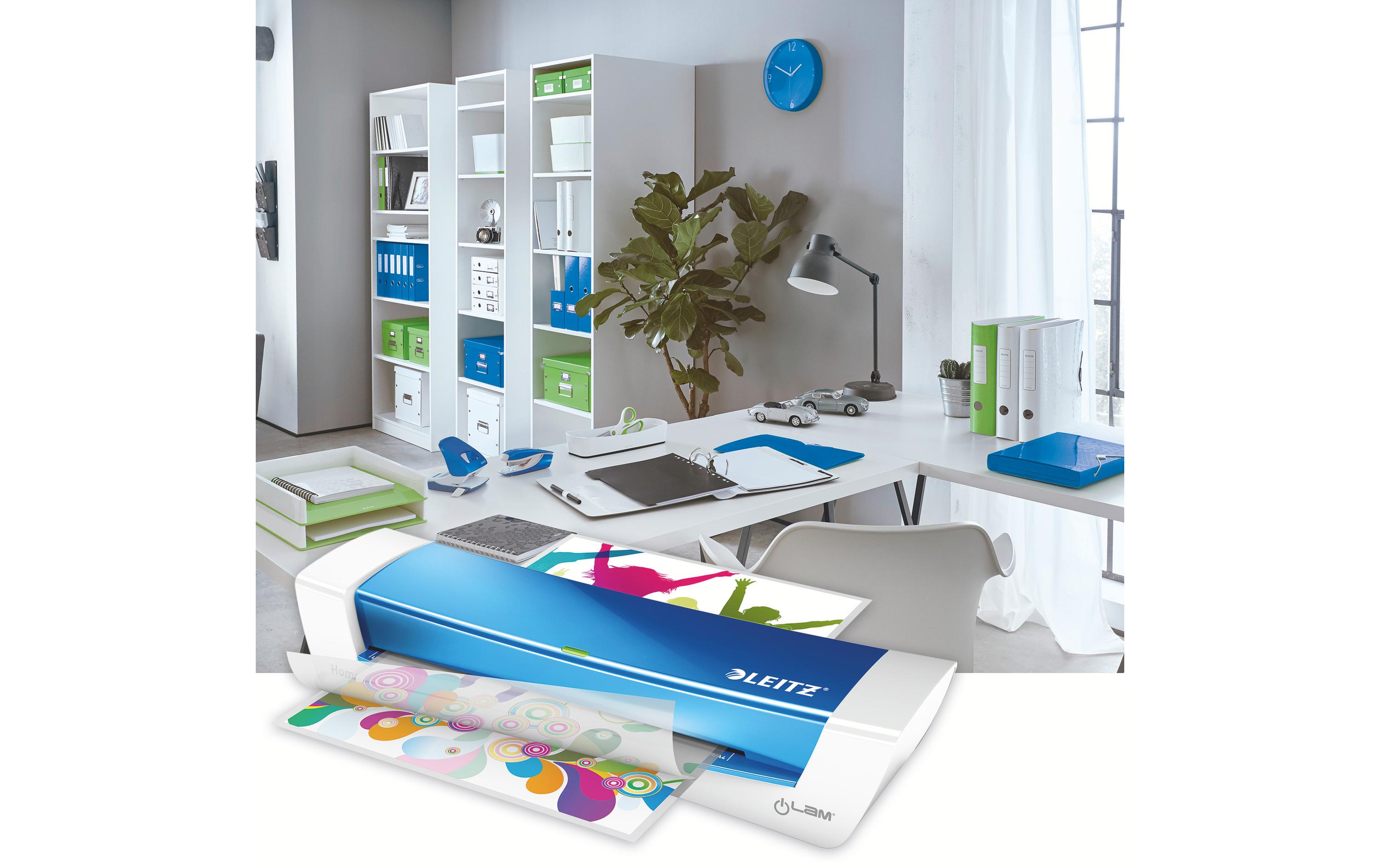 Laminiergerät iLAM Home Office A4 125 µm BlauLaminiergerät für Zuhause