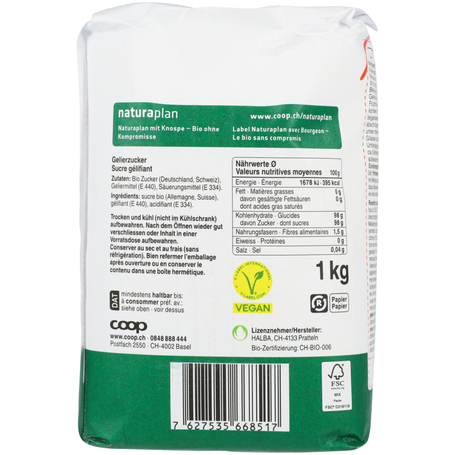 Naturaplan Bio Gelierzucker