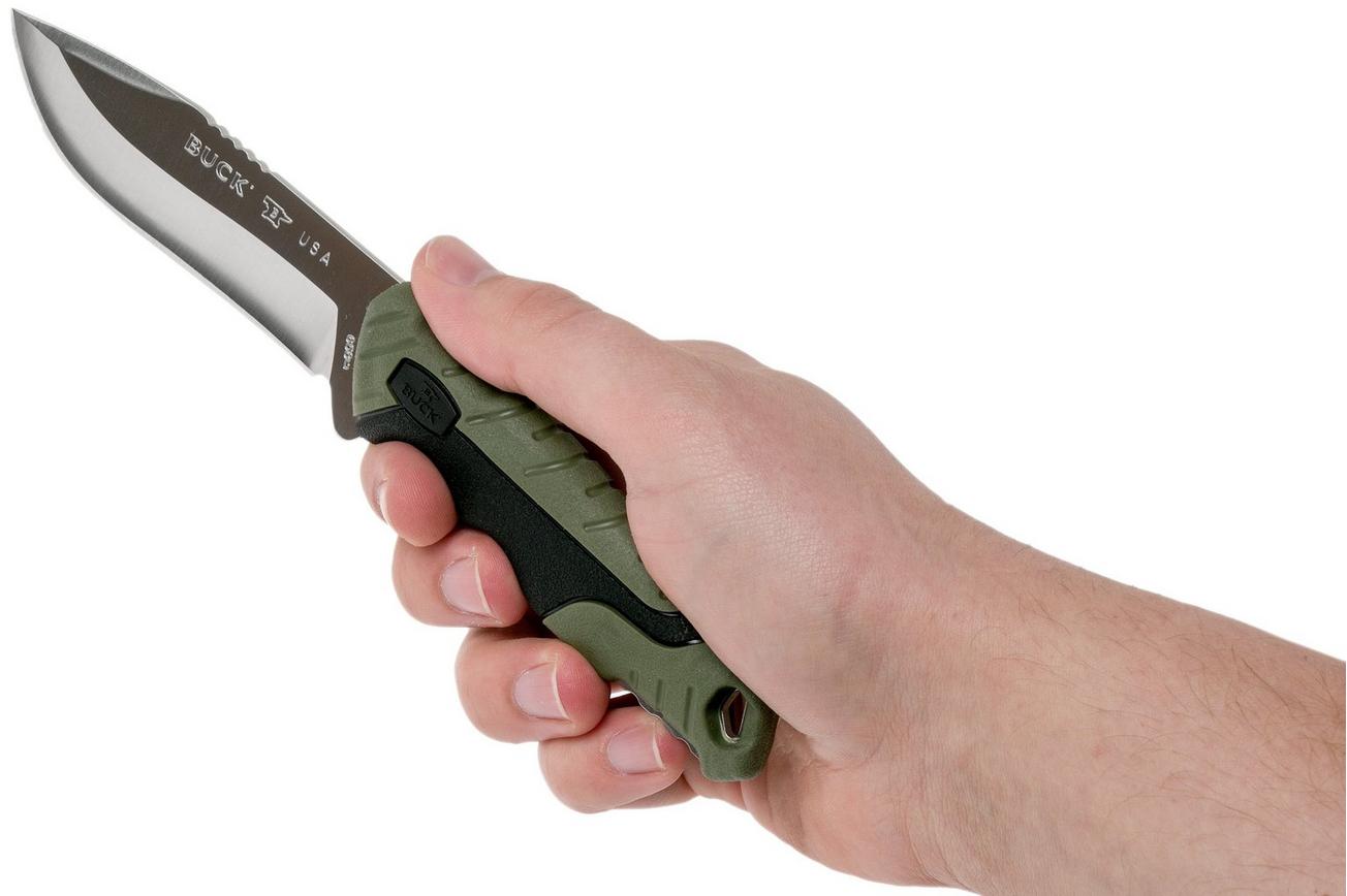 Buck Pursuit Small Green 658GRS jachtmes