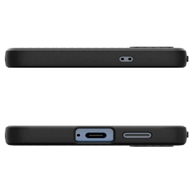 Samsung Galaxy S25  Plus Liquid Air Case Gummi Hülle (ACS08979) - Schwarz (Matt)
