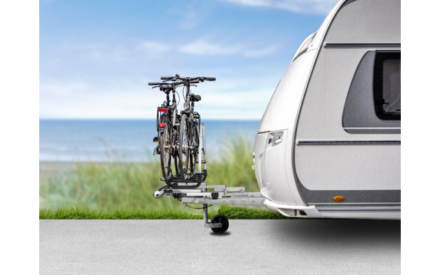 Eufab Fahrradträger für die Deichsel BS260 für 2 Fahrräder, E-Bike geeignet