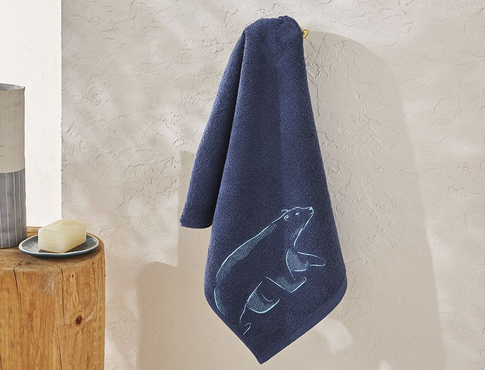 Serviette de bain ours-Sur la banquise