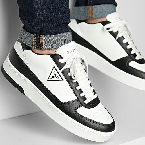 Baskets FM7SILLEA12 White Black