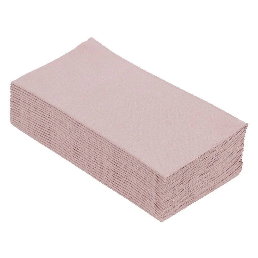 Serviette range couverts 40cm rose x20