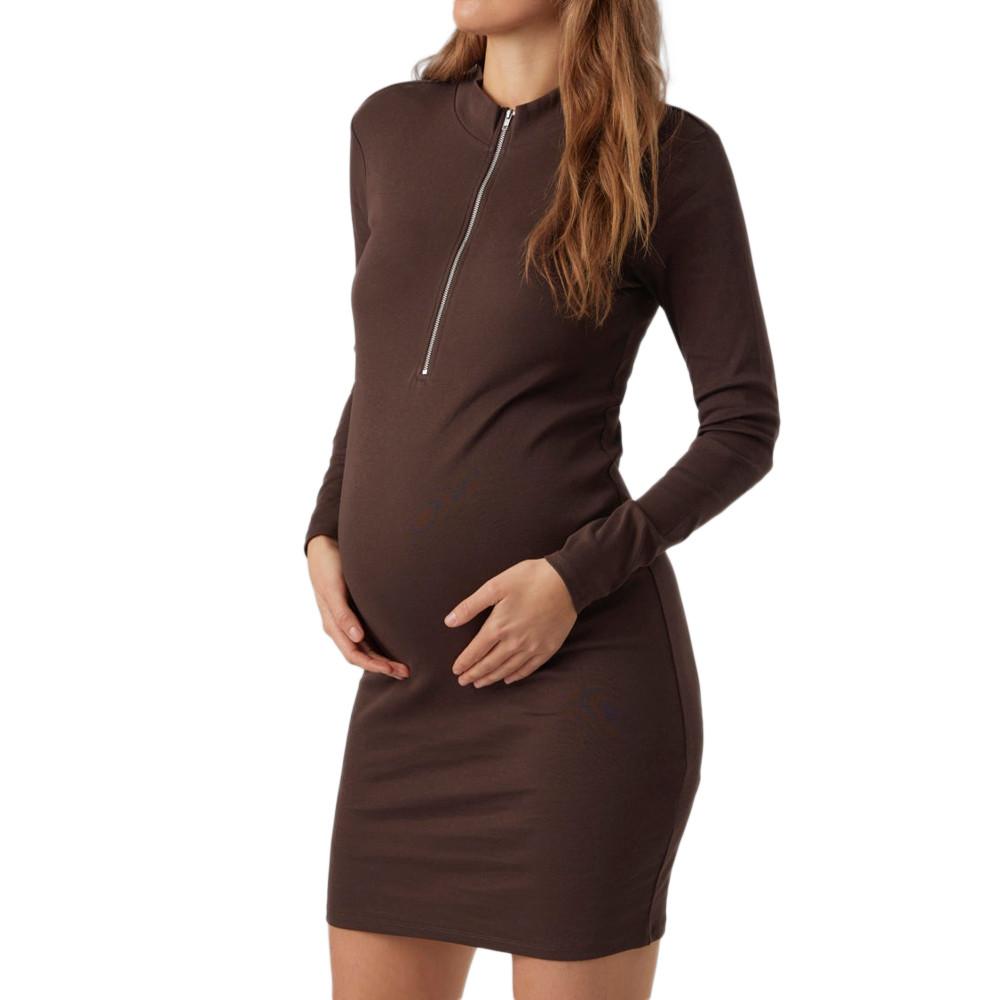 Mamalicious Robe Marron Femme Mamalicious Mila Lia