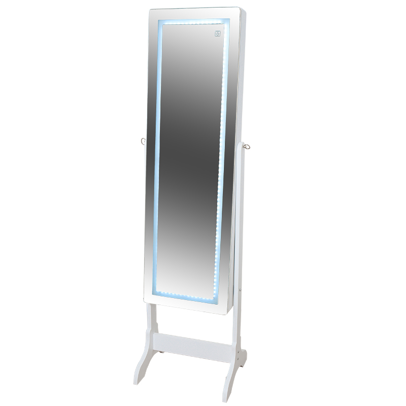 Miroir LED porte bijoux 'Psyche'