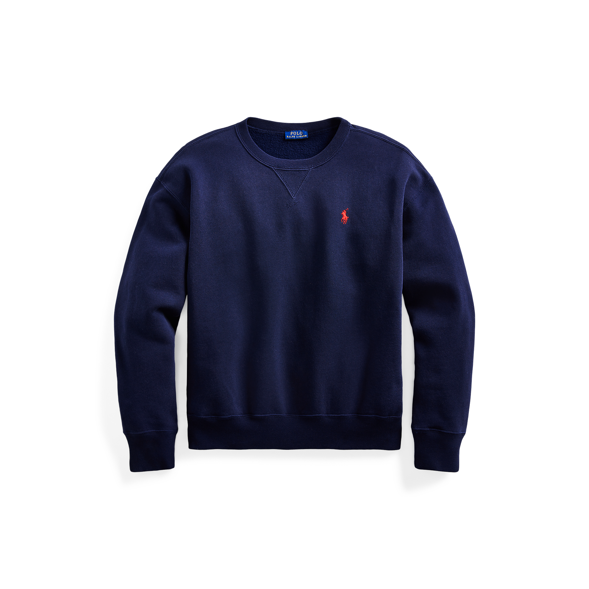 Sweat ample en coton mélangé | Bleu