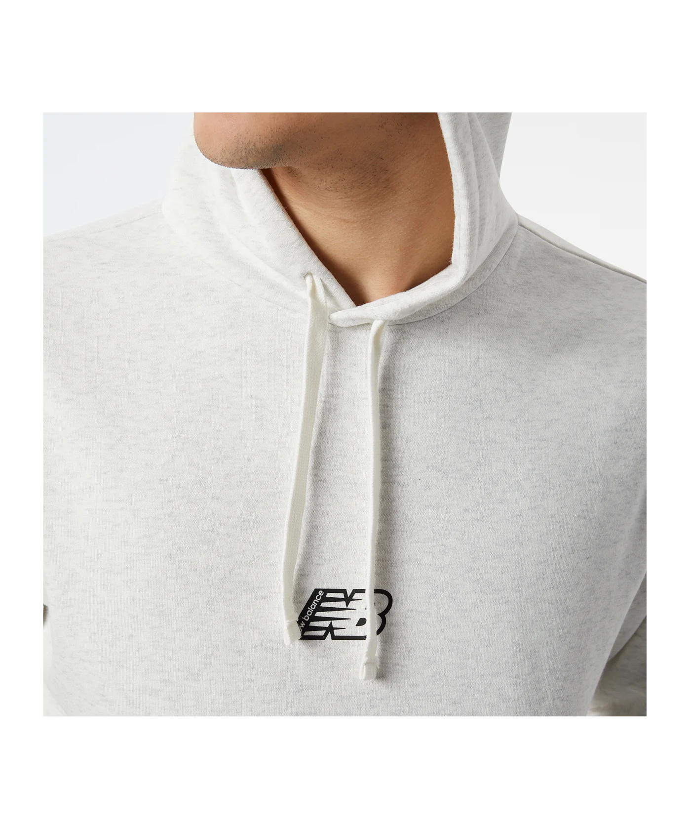 New Balance Essentials Fleece Hoody Grau FSAH