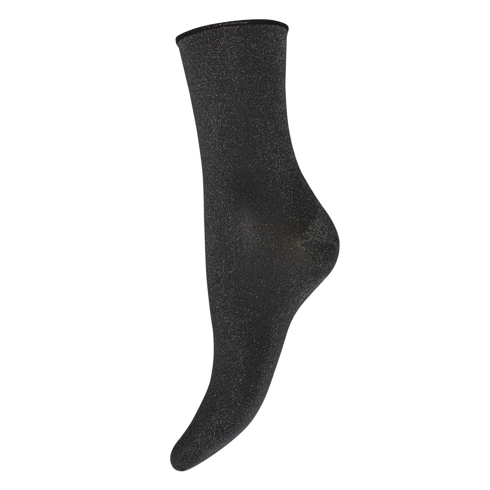 STARDUST - Chaussettes en maille scintillante | Noir