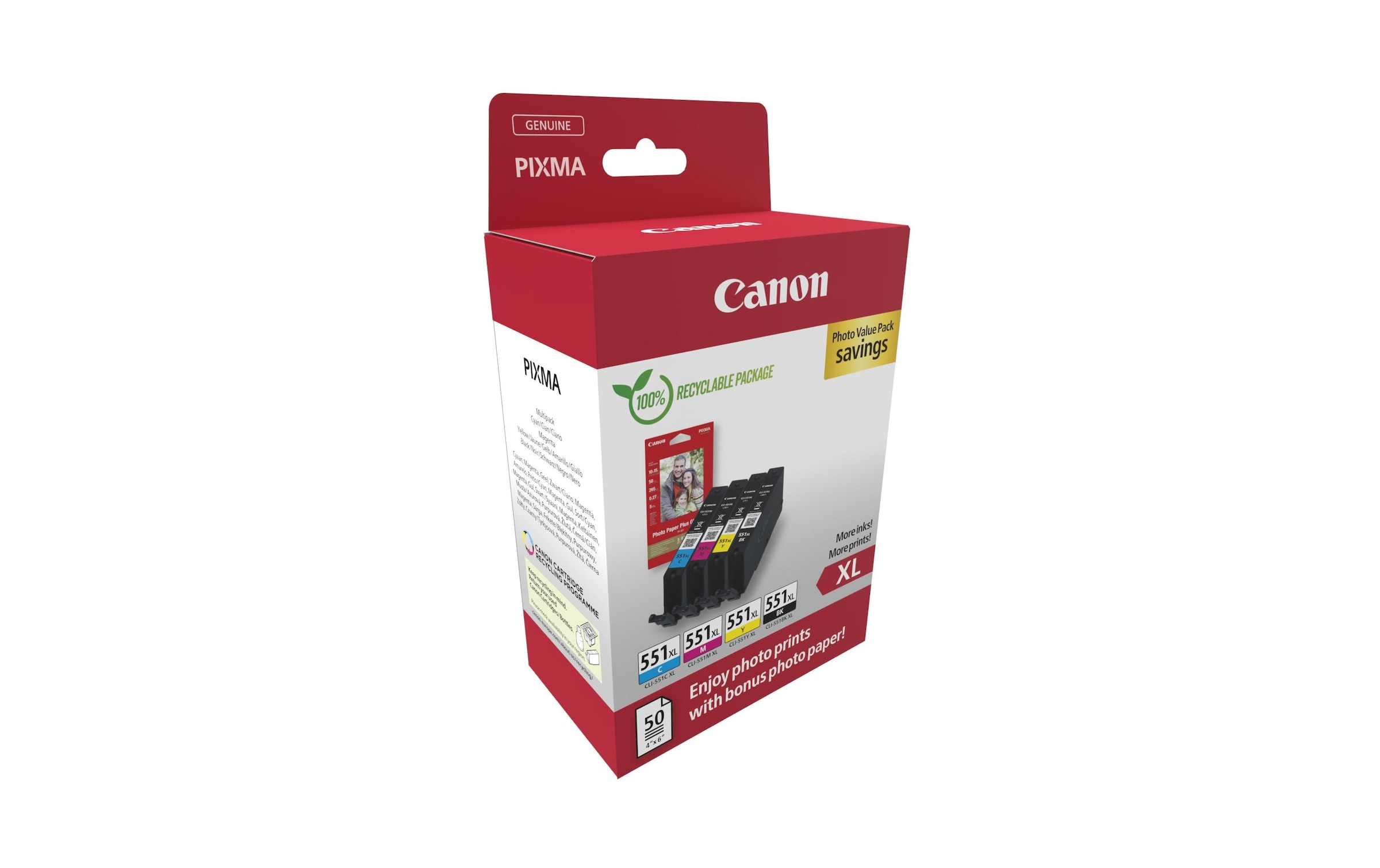 Canon Tintenpatrone »PG-540L/CL-541XL BK/C/M/Y«