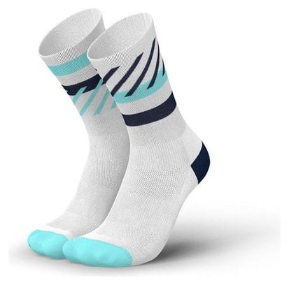 Chaussettes de Running Incylence Disrupts Blanc Bleu