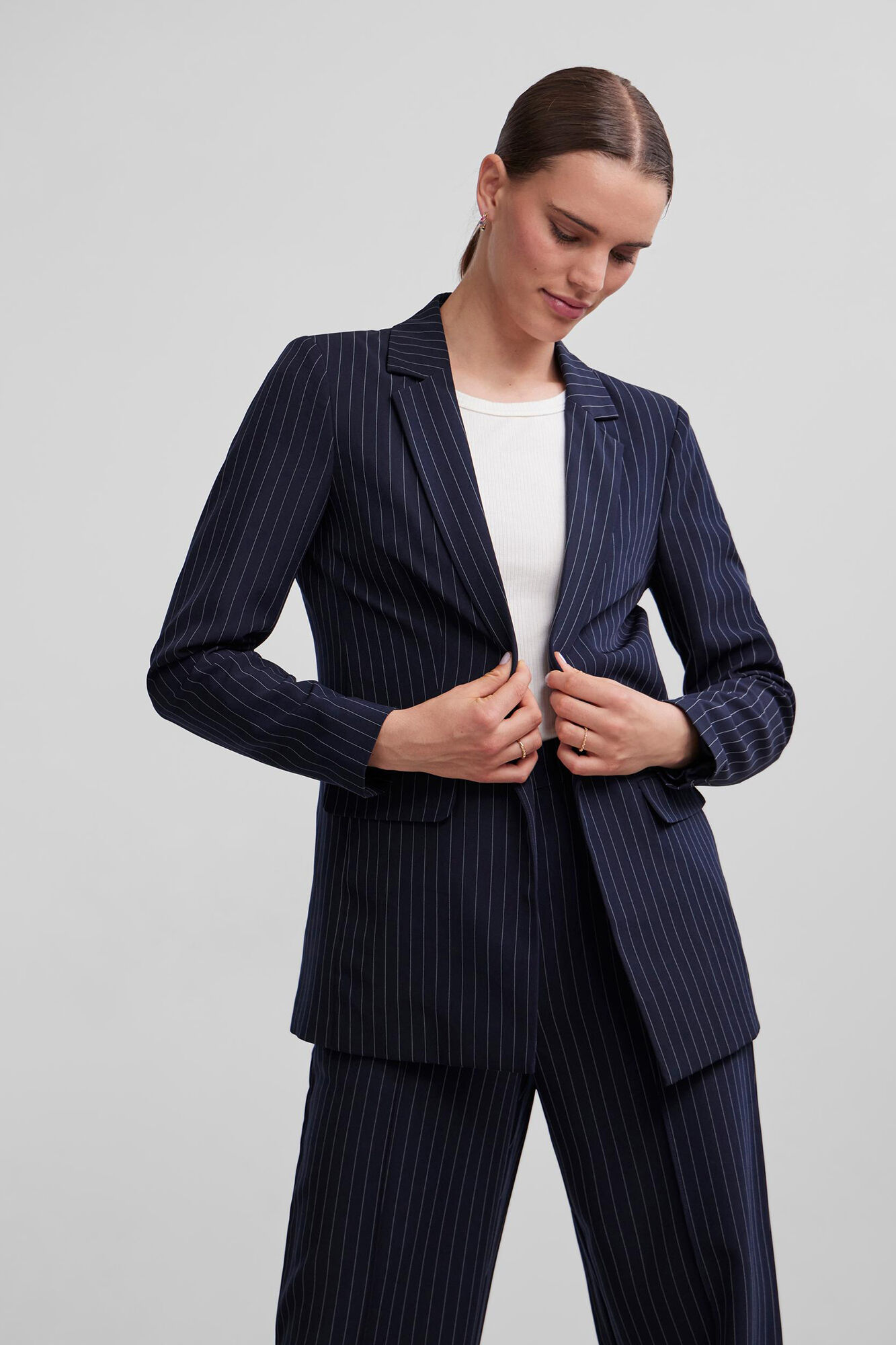 Blazer oversized de mangas compridas