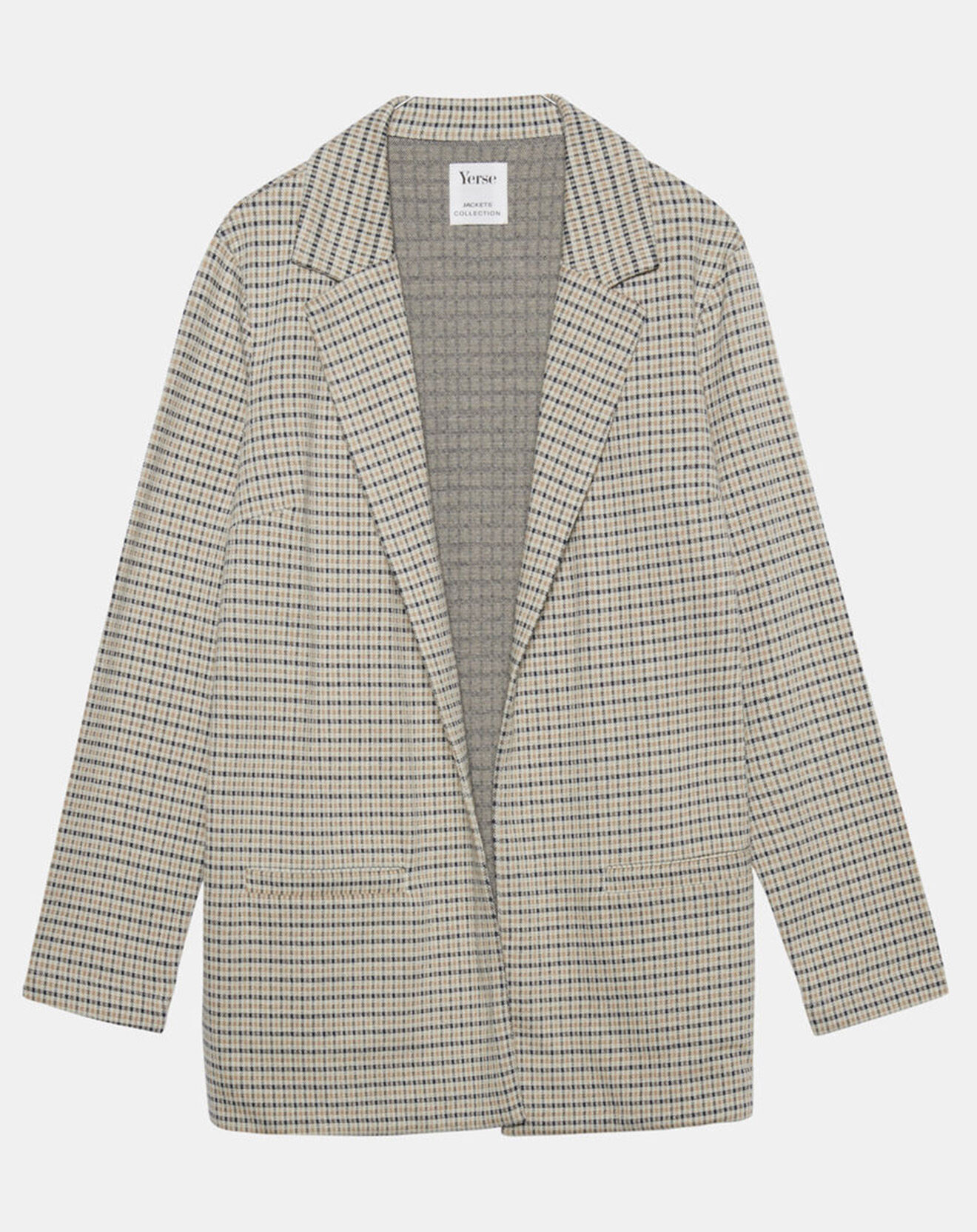 Yerse Blazer Mickaela à carreaux multicolore