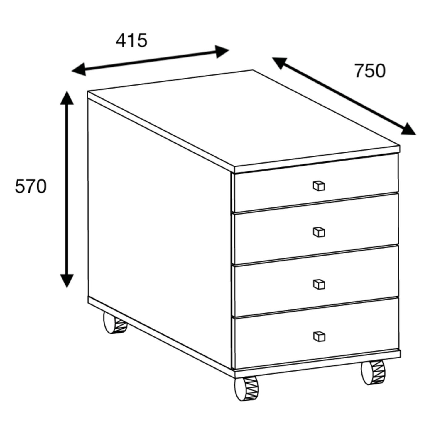 Rollcontainer LONA MAXI