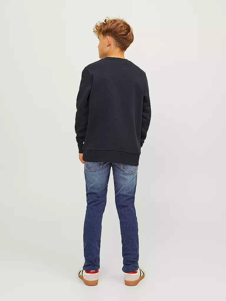 JACK & JONES Jungen Jeans Slim Fit JJIGLENN blau
