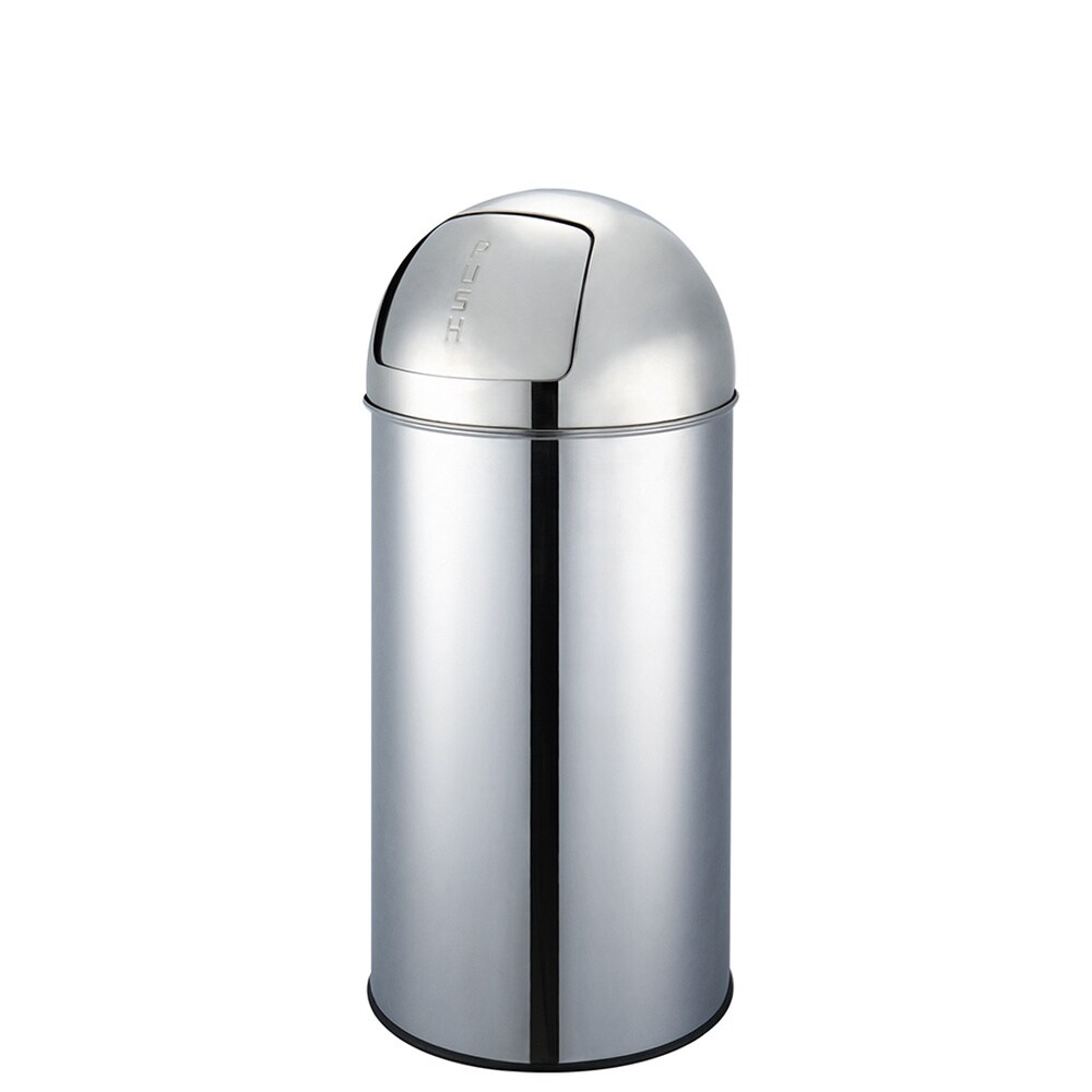 Mülleimer PUSH 35L Stahlblech hjh OFFICE