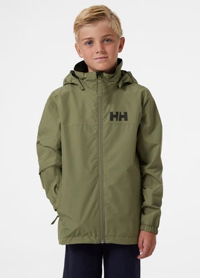 Helly Hansen JR Urban Regnjakke, Lav Green