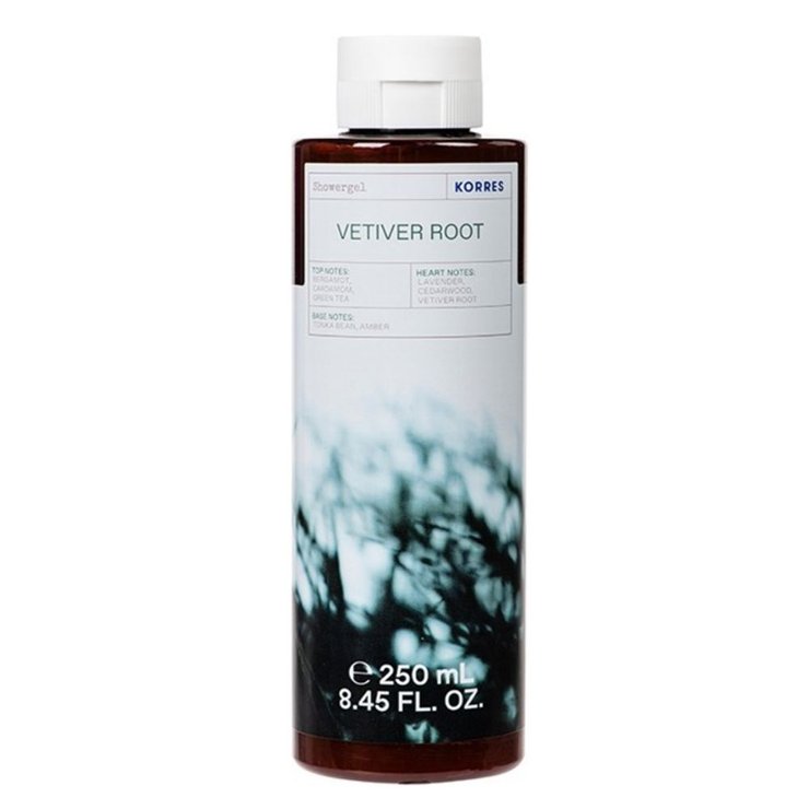 Gel douche Vétiver 250ml Les Essentiels Korres