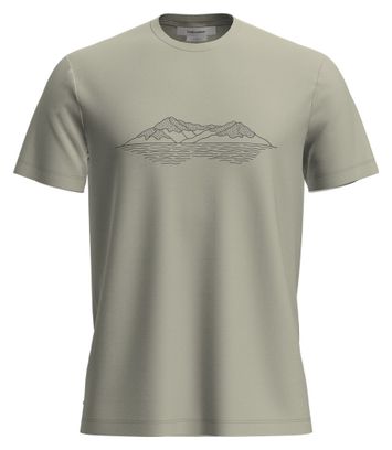 T-shirt Homme Icebreaker Merino 150 Tech Lite Pukaki Reflected Vert