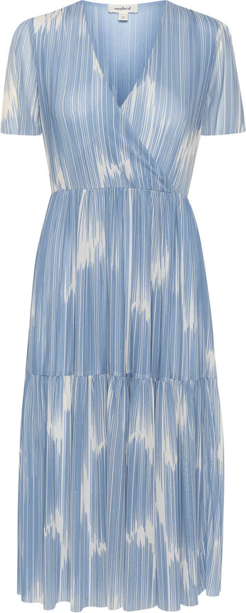 Soaked in Luxury SLAldora Nora Dress Blue scattered print