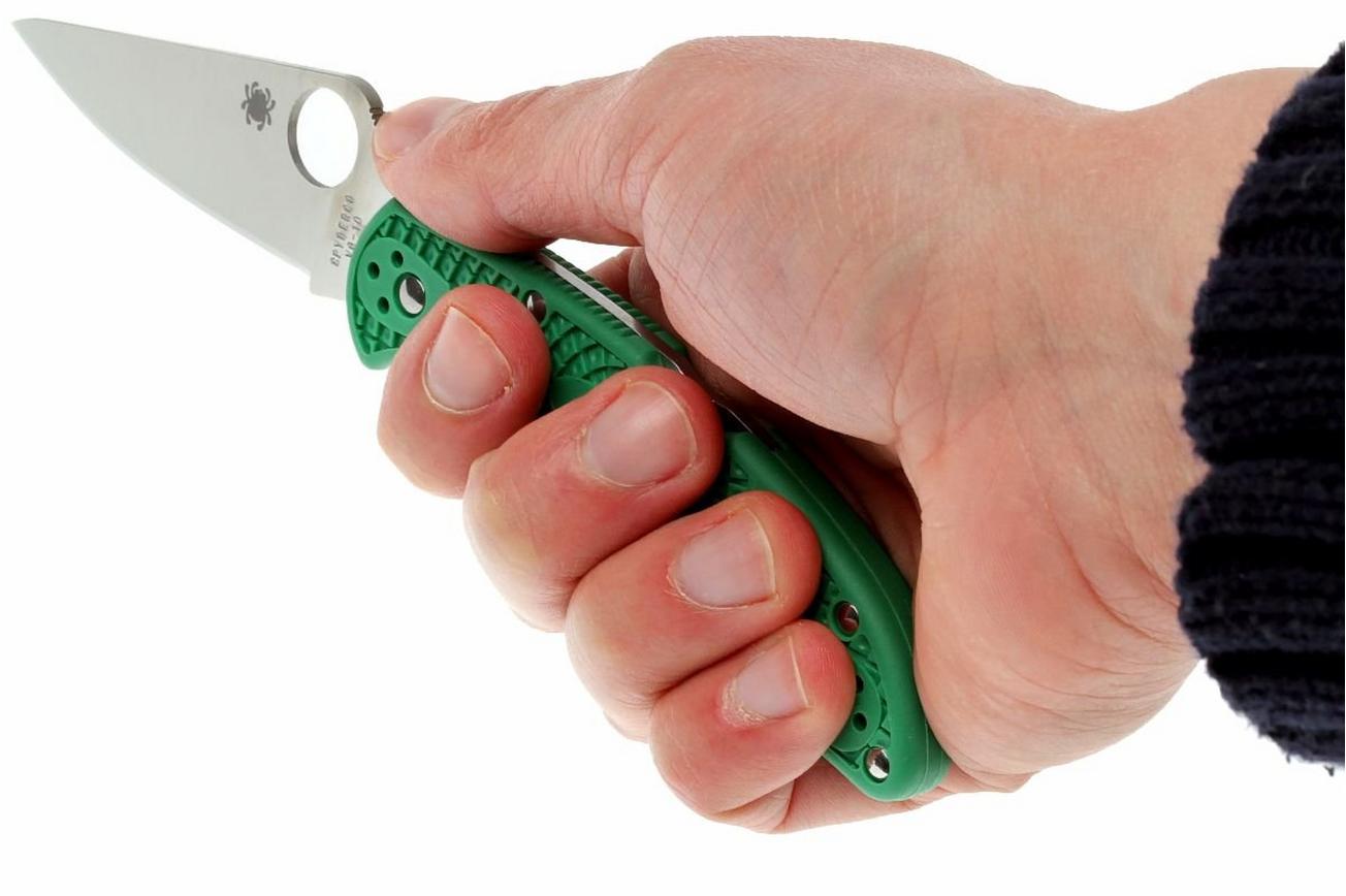 Spyderco Delica 4 Green C11FPGR zakmes