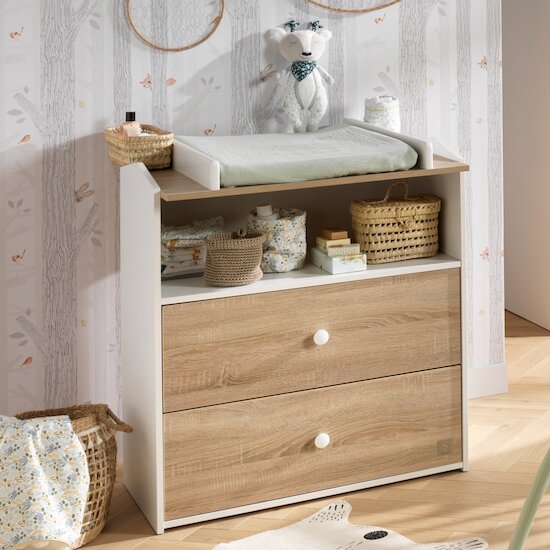 Cabanon Dispositif à langer   Blanc        de               Sauthon Baby's Sweet Home