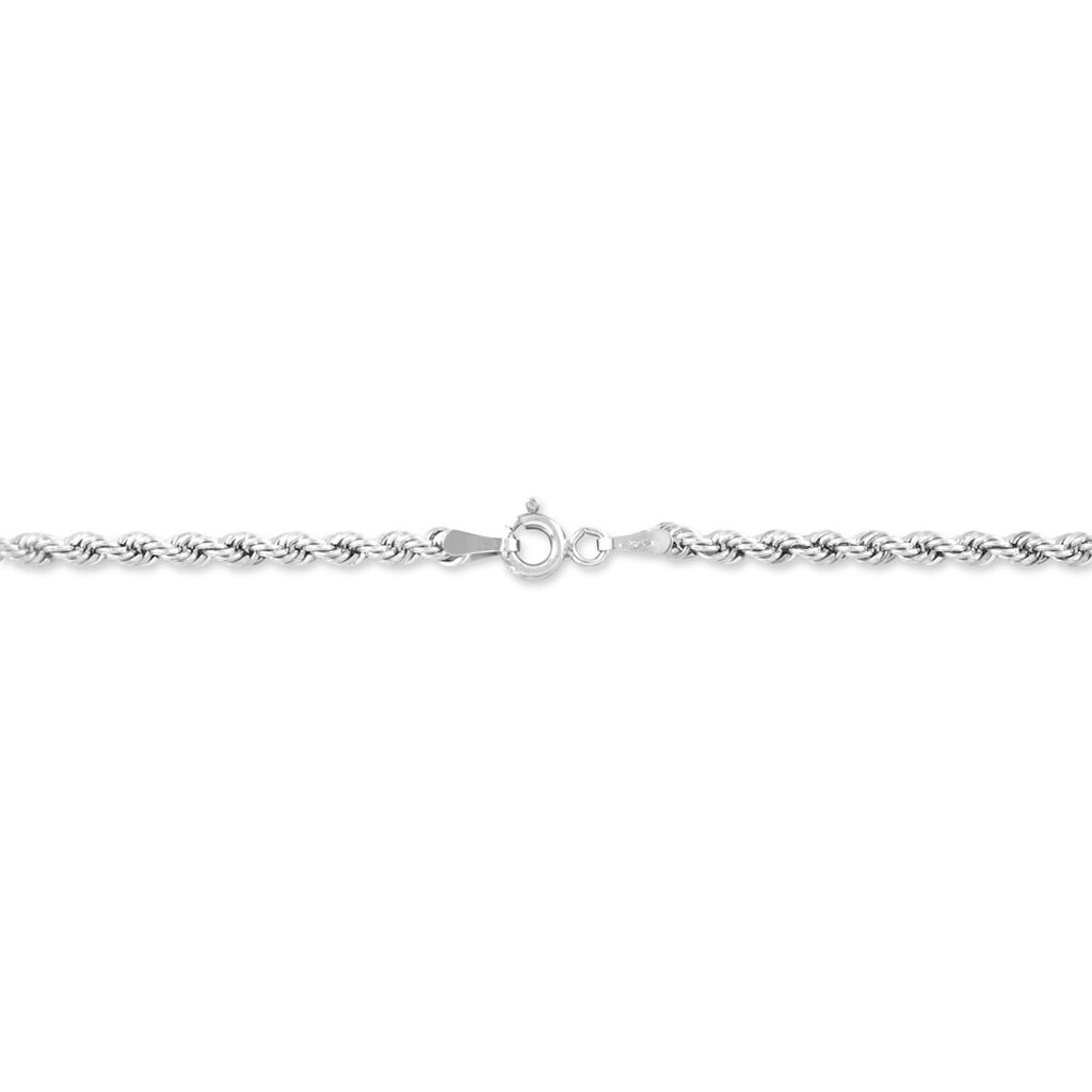 Collier Thi-lanae Maille Corde Or Blanc