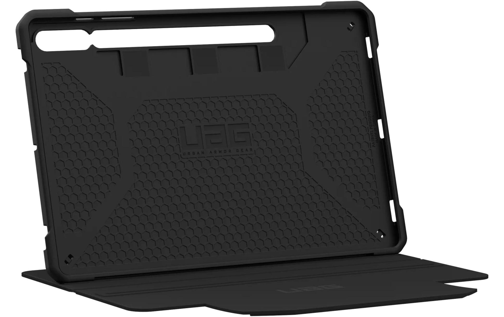 Tablet Book Cover Metropolis Galaxy Tab S9+ SchwatzLeichte Tablet-Schutzhülle mit effektiver Schutzfunktion für das Samsung Galaxy Tab S9+