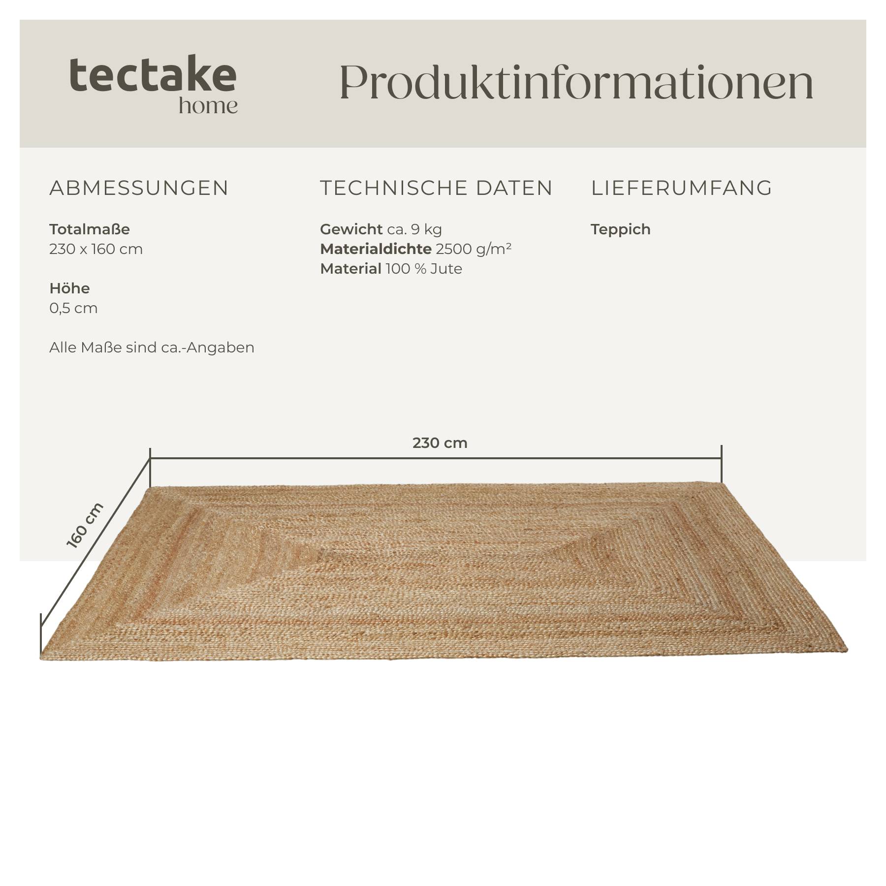 Handgewebter Teppich Glim