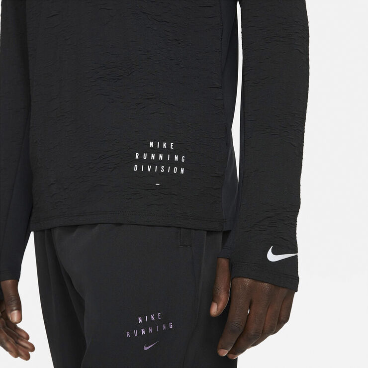 Nike Dri-FIT Element Run Division trøje Sort