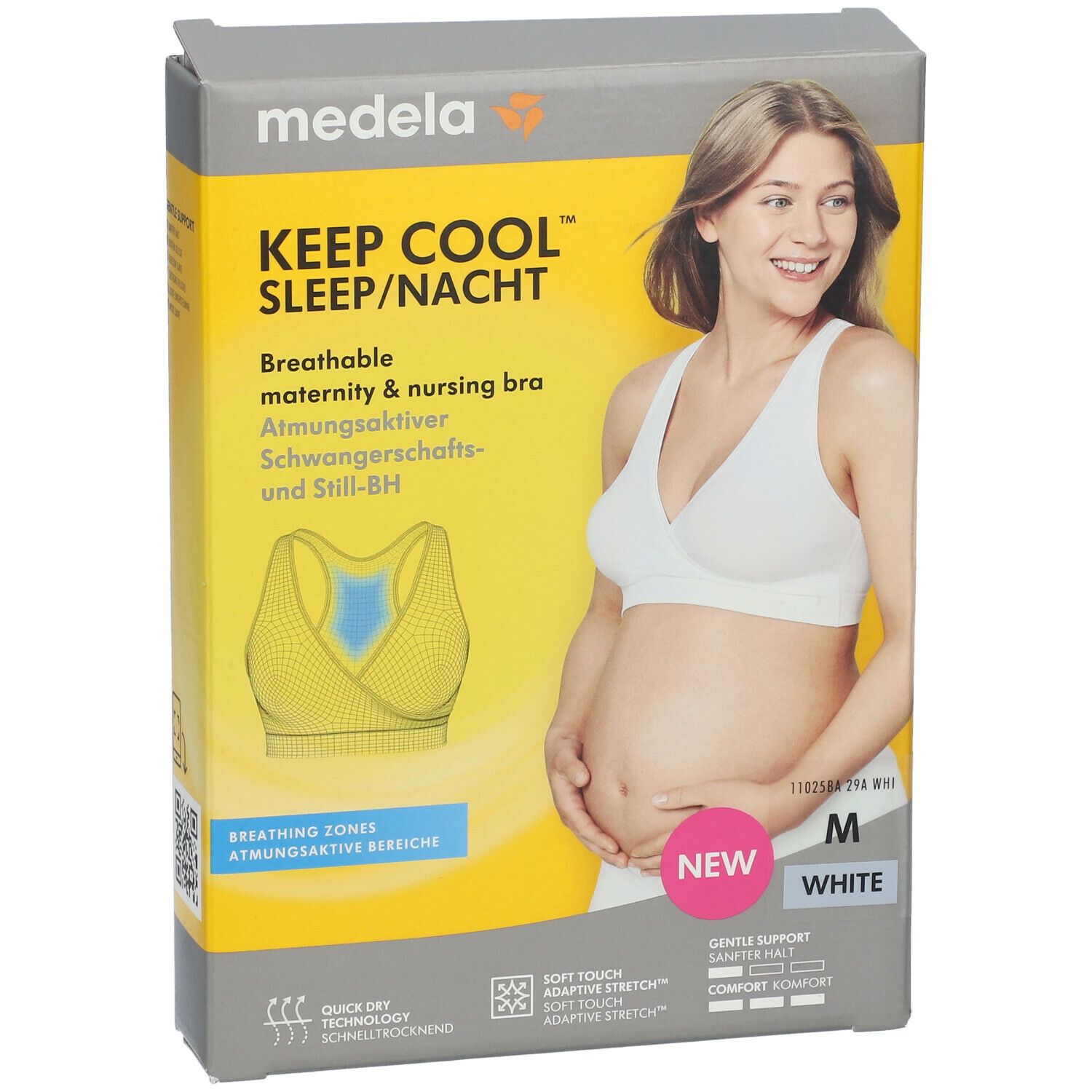medela Keep Cool Schlaf Bustier Gr. M weiß