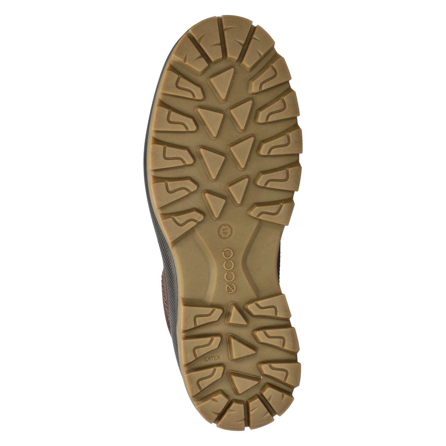 Rugged Track heren veterschoen Ecco Bruin