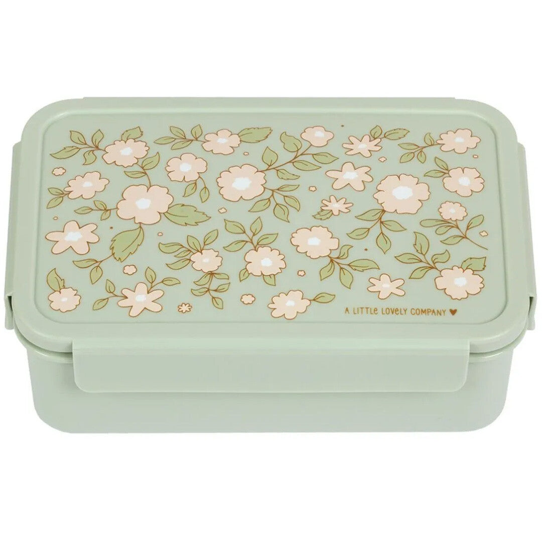 A little lovely company lunch box bloesem - saliegroen