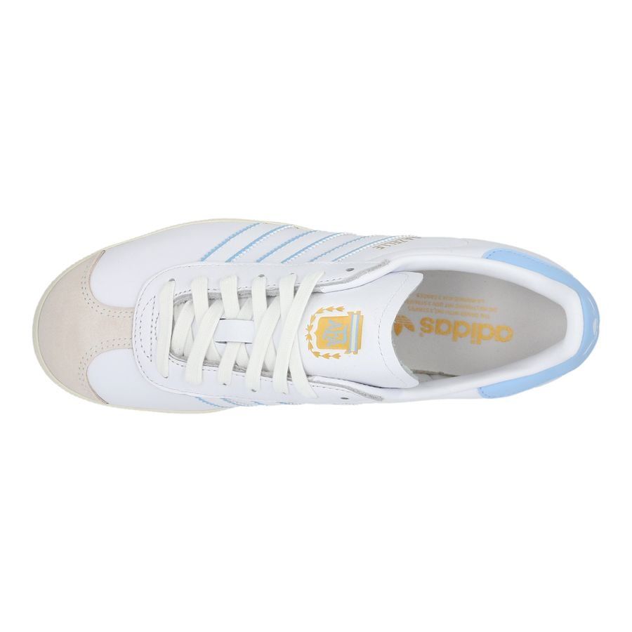 adidas Originals Chaussures Gazelle Argentine - Blanc/Global Blue/Blanc